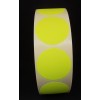F3723 rol @ 2.000 etiketten permanent rond 35 fluor geel blanco F3723 rol @ 2.000 etiketten permanent rond 35 fluor geel blanco